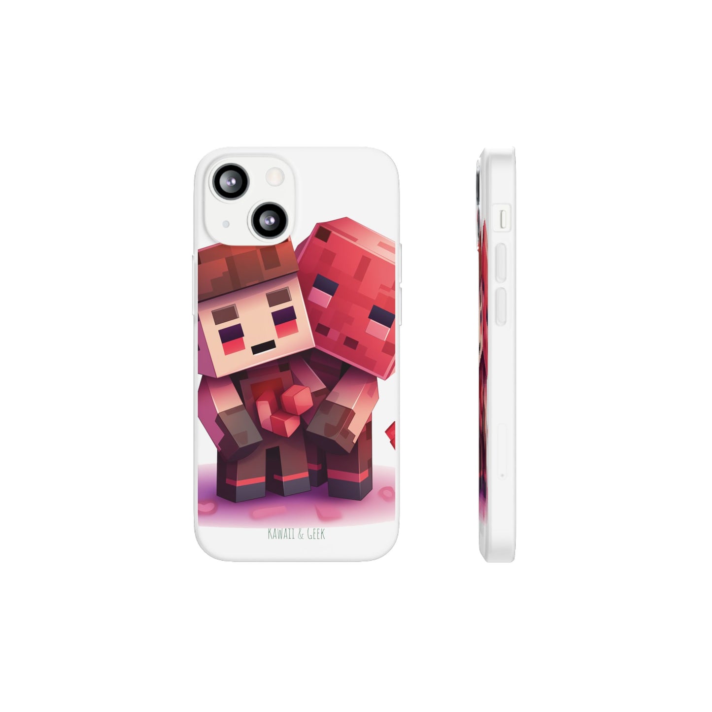 Phone Case - Lovers Minecraft Inspired Design