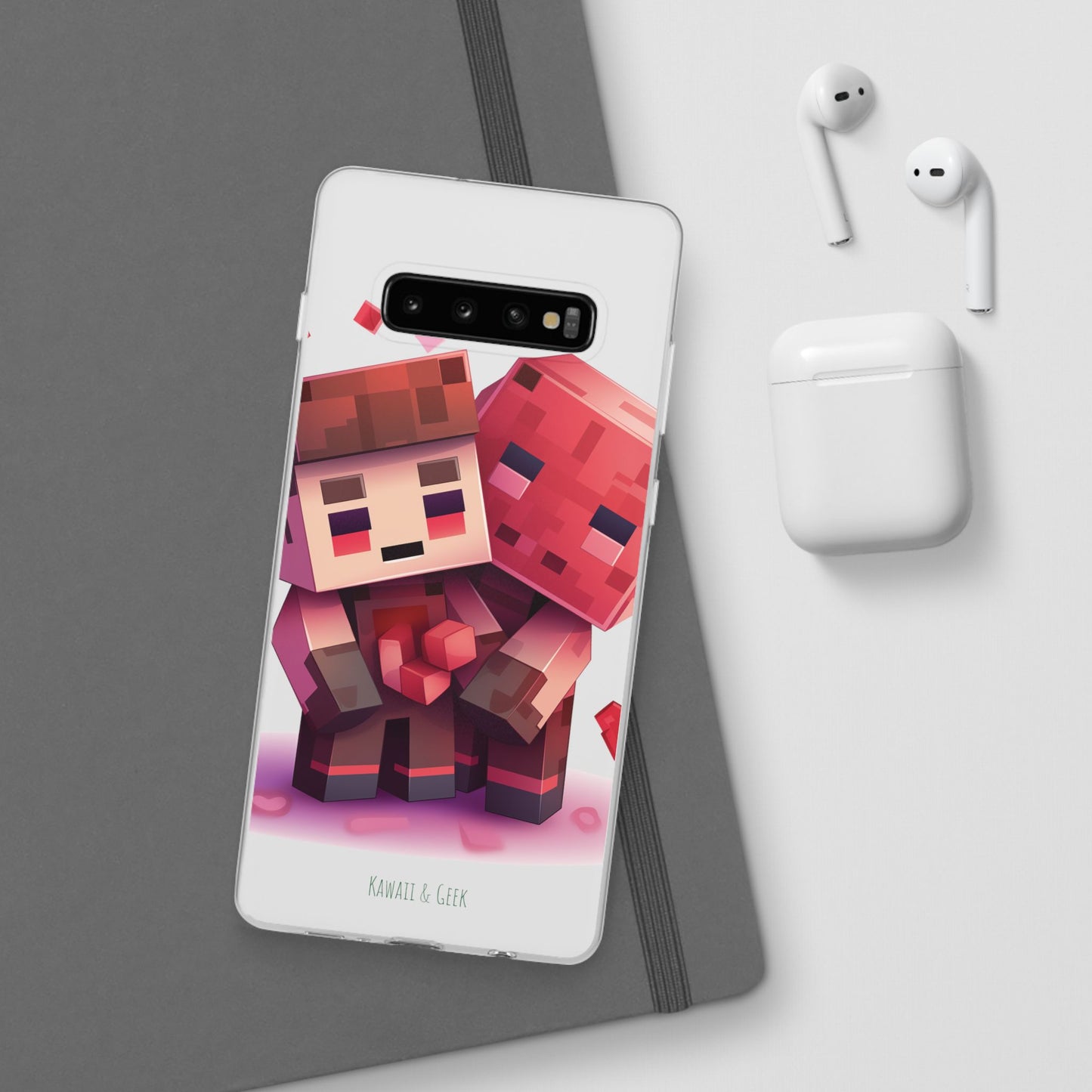 Phone Case - Lovers Minecraft Inspired Design