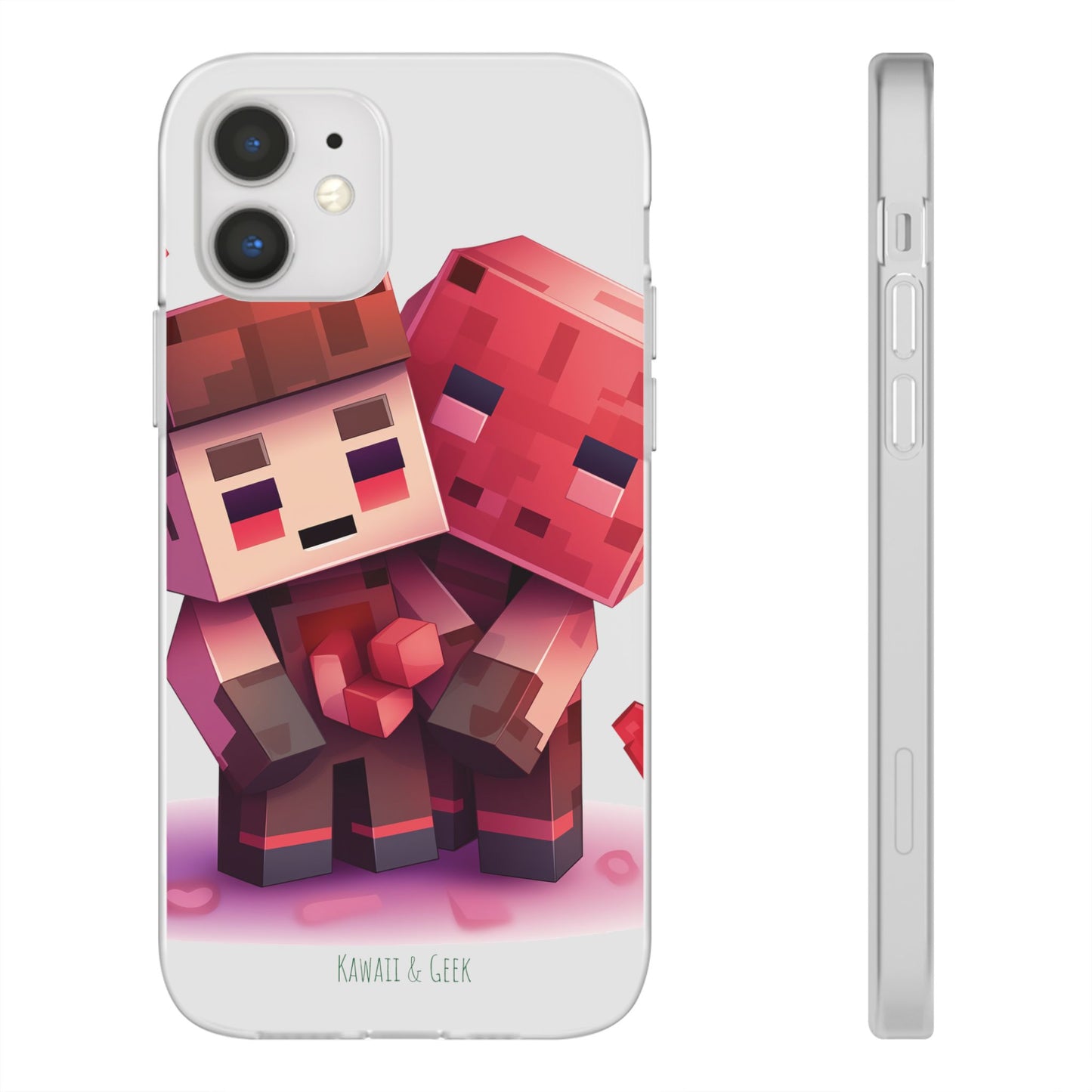 Phone Case - Lovers Minecraft Inspired Design