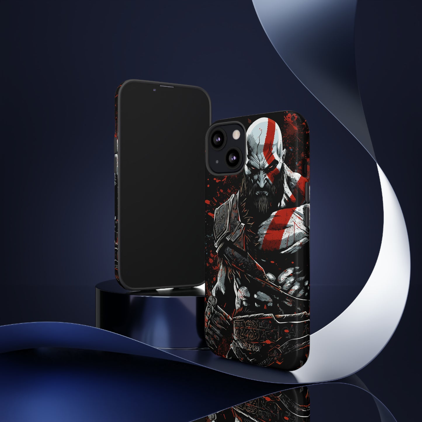 Kratos Tough Phone Case - Unleash the Power of the God of War in Style