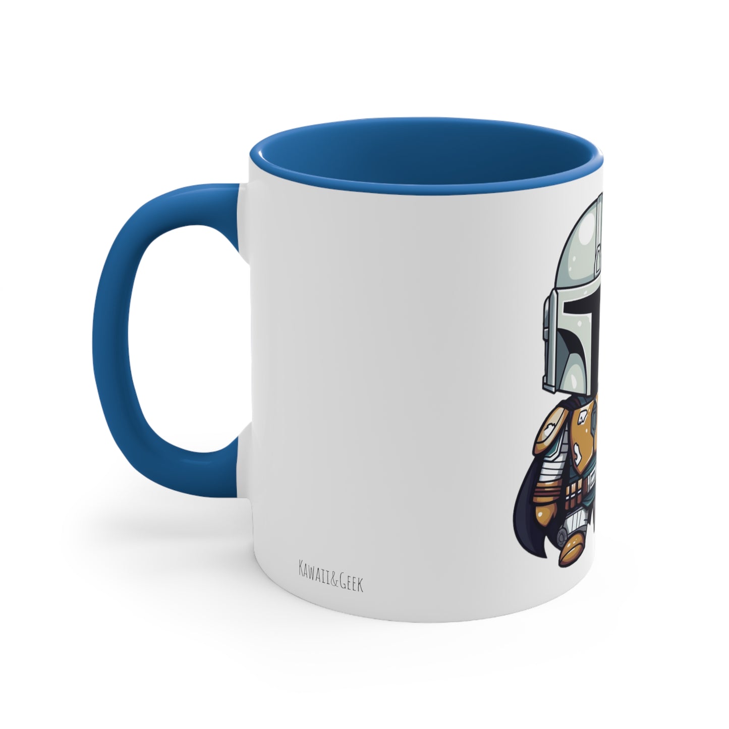 Cute Mandalorian and Baby Yoda Grogu Mug: The Perfect Dad Duo - Father's Day Special