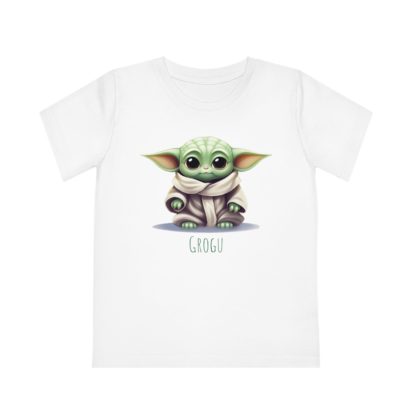 Cute Baby Yoda Eco-Friendly Kids T-Shirt - Unleash the Adorable Force