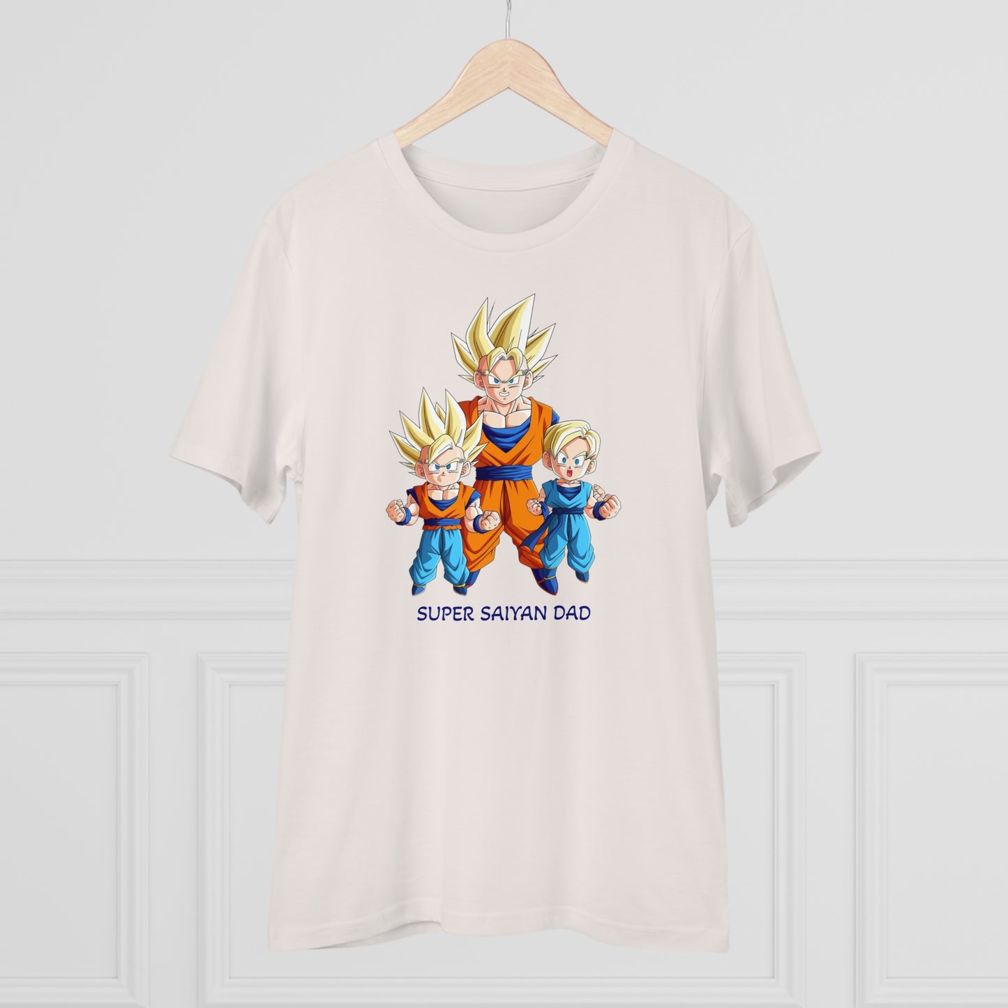 San Goku - Unisex Eco-Friendly T-Shirt - Celebrate Father's Day "Super Saiyan Dad"