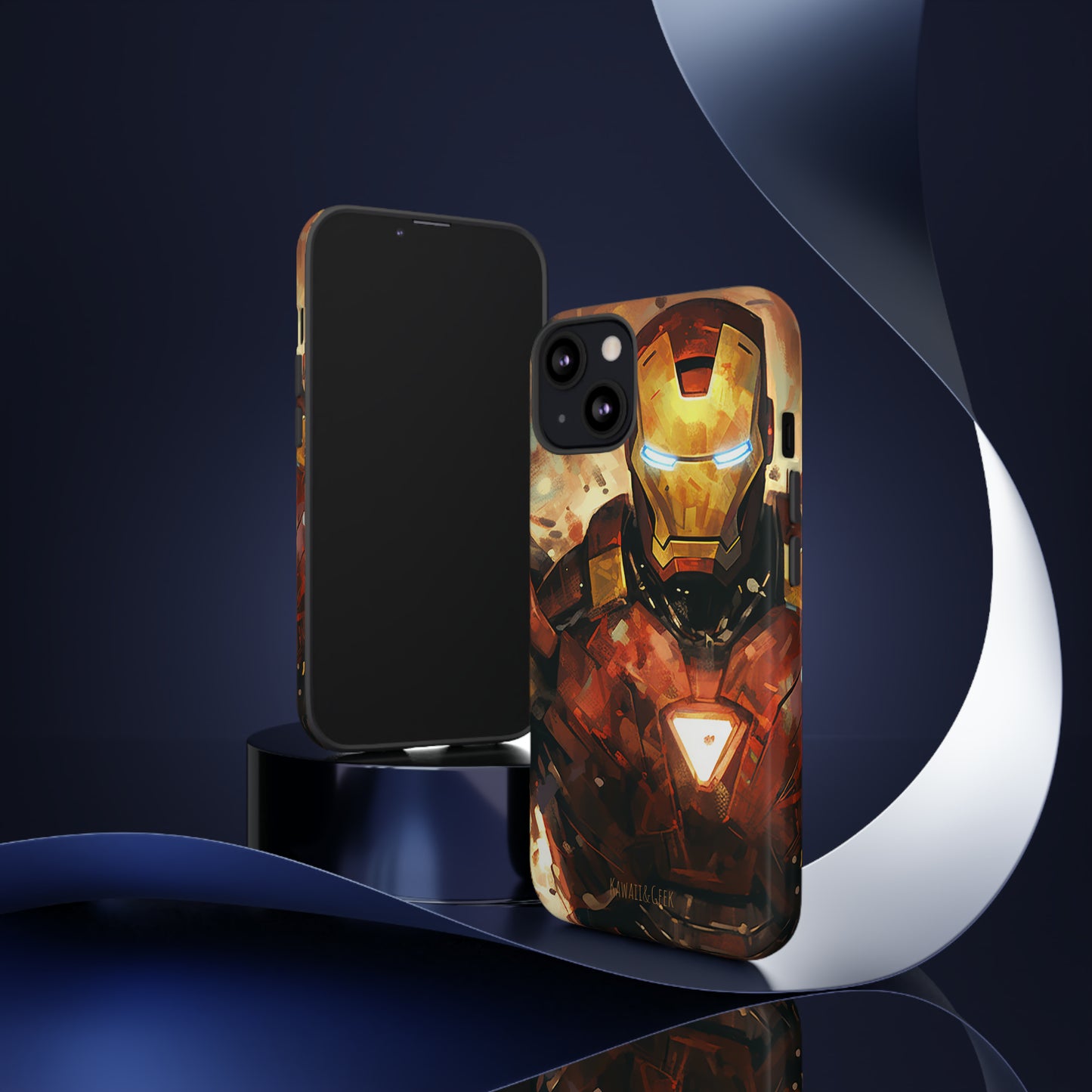 Iron Man Painting Tough Phone Case - Add Some Bold and Unique Style to Your Tech