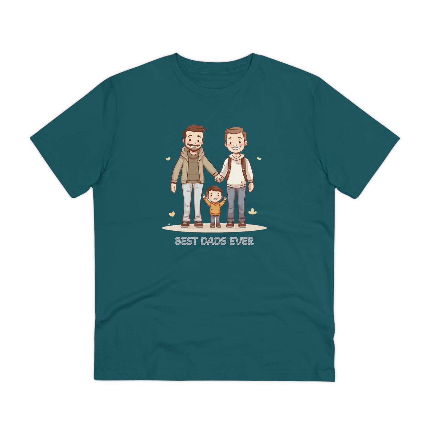 Best Dads Ever LGBT Father's Day T-Shirt - Celebrate Love, Family, and Sustainability