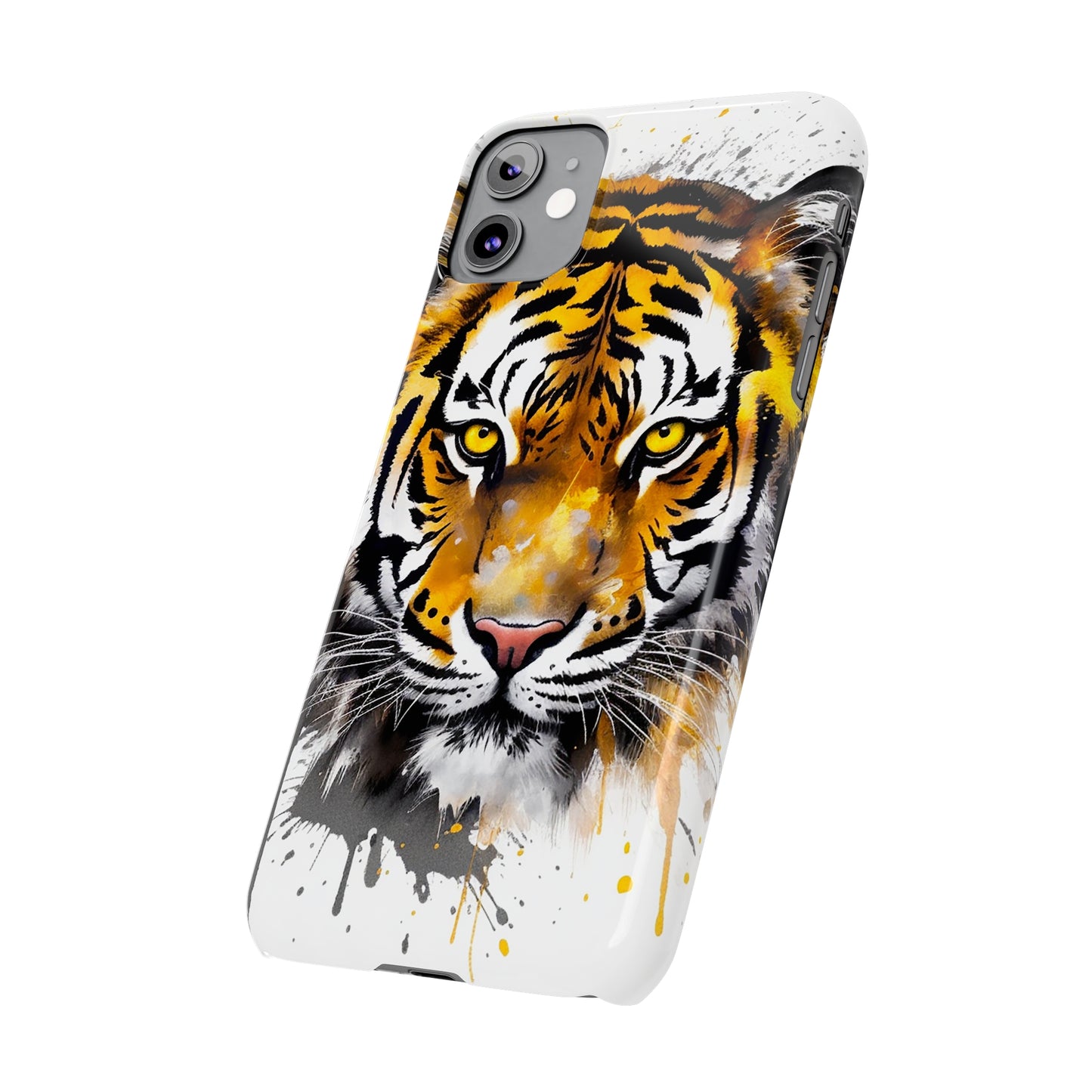 Tiger Flexi Phone Case - Add a Captivating and Artistic Touch to Your Device