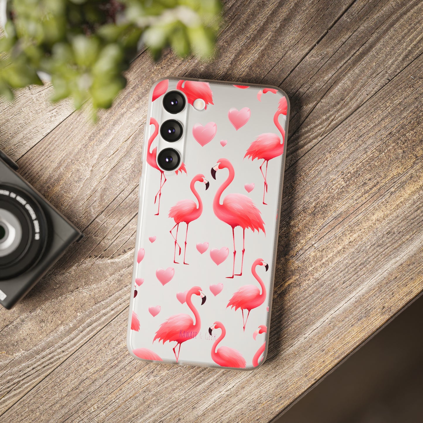 Pink Flamingo Elegance Flexi Phone case