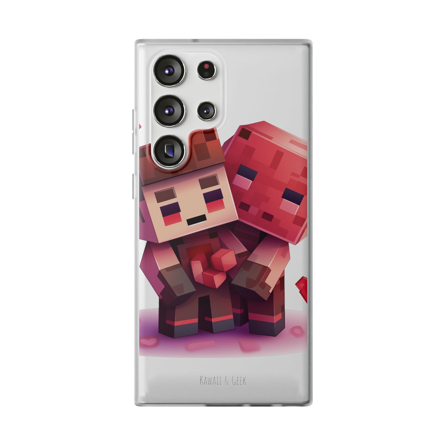 Phone Case - Lovers Minecraft Inspired Design
