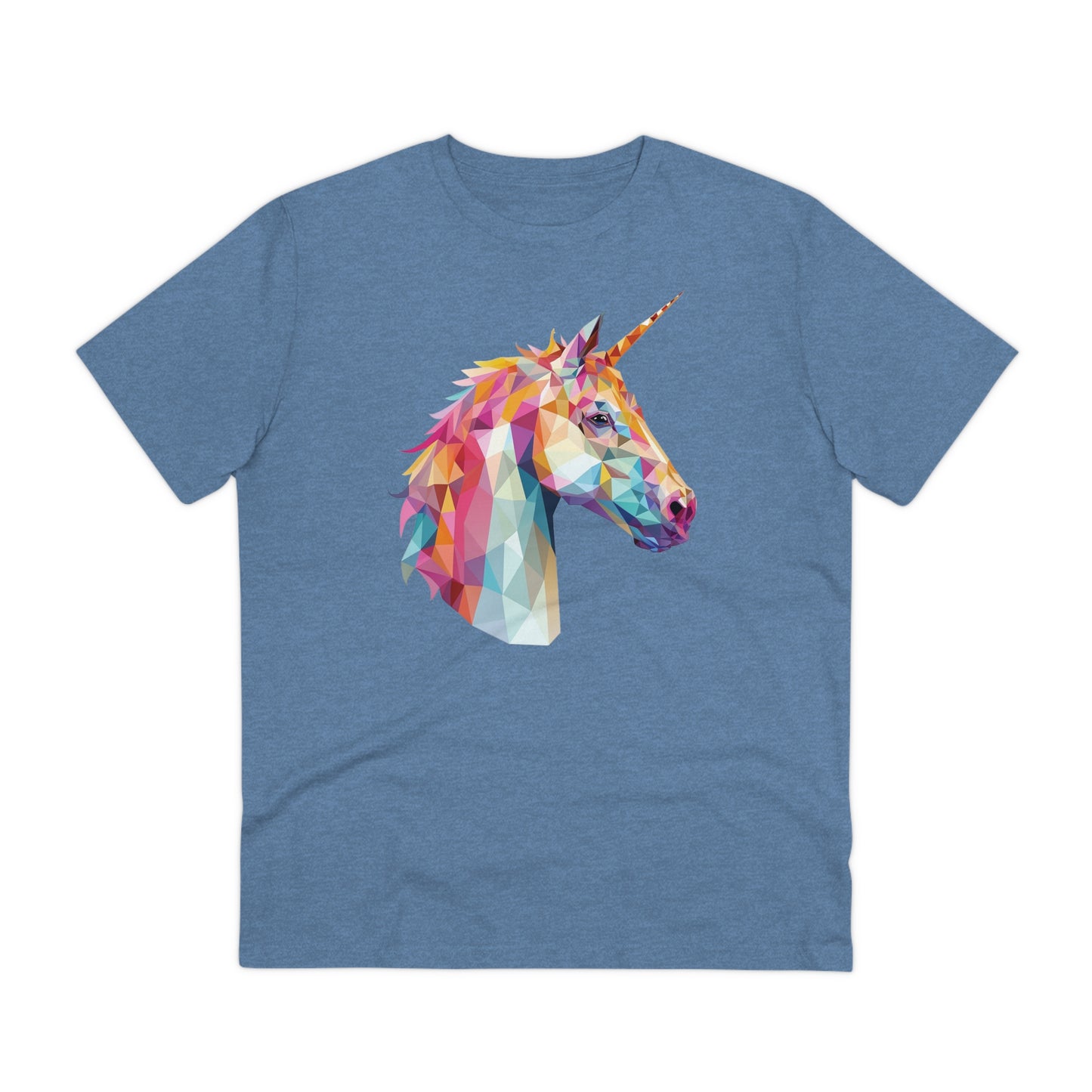 Unicorn Polygonal T-Shirt - Embrace Magical Elegance