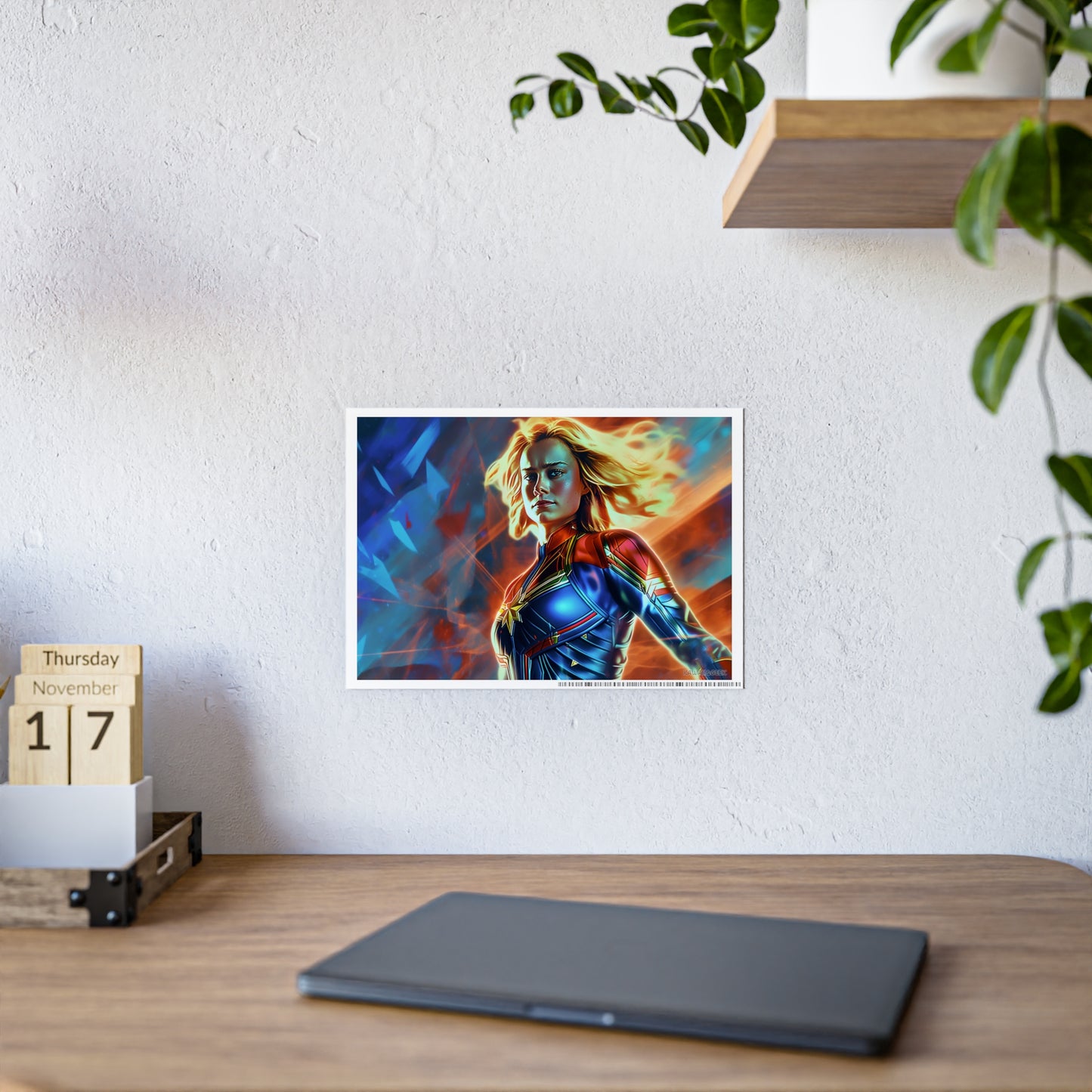 Captain Marvel Poster - Empower Your Space with Marvel's Mighty Heroine - Avengers