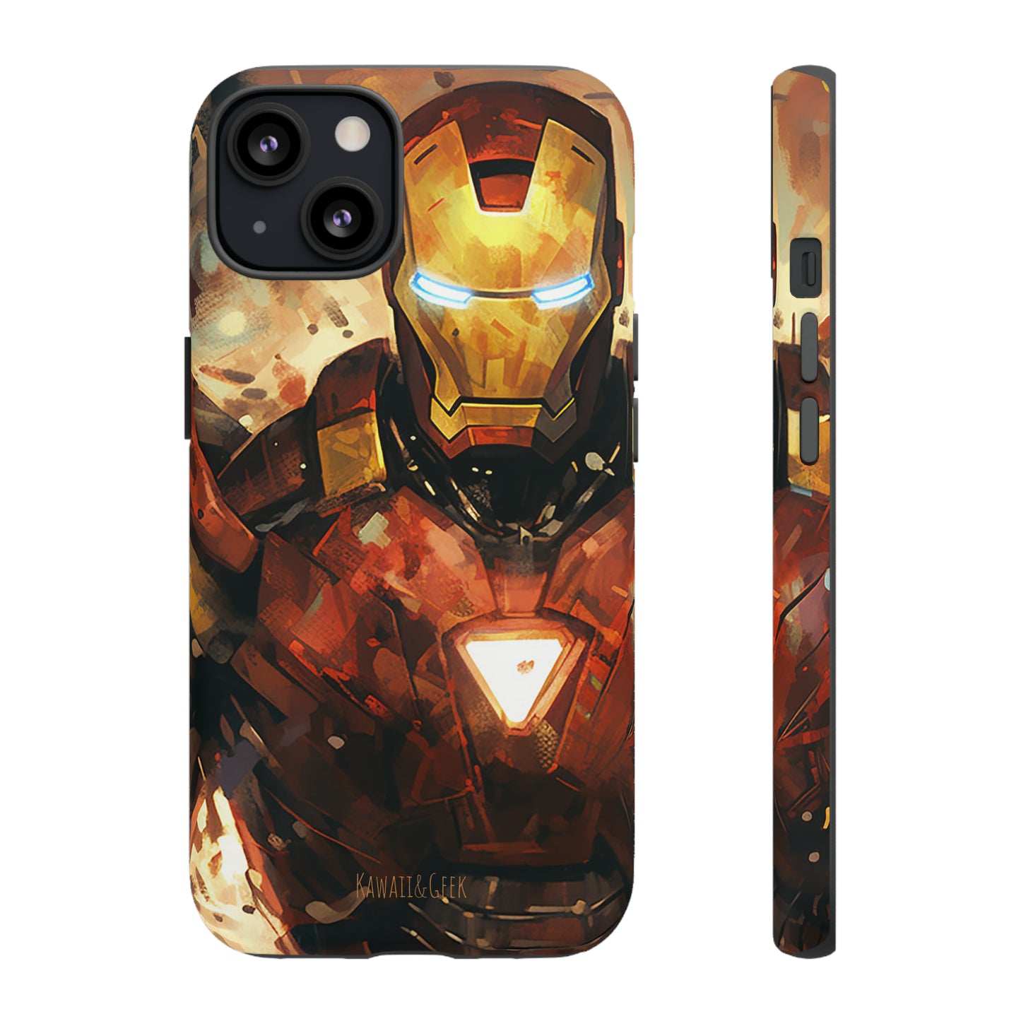 Iron Man Painting Tough Phone Case - Add Some Bold and Unique Style to Your Tech