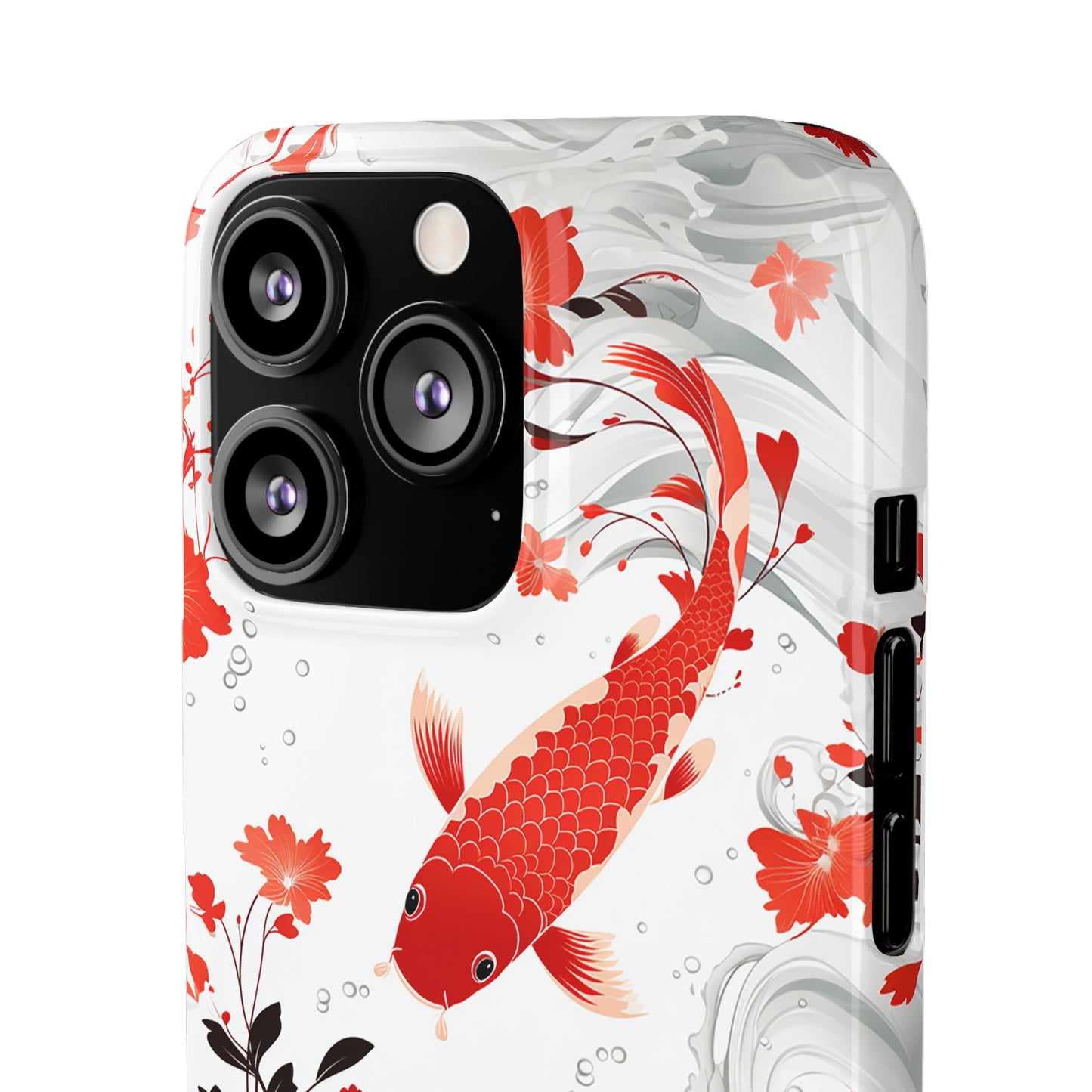 Elegant Koi: Premium Japanese Fish Phone Case