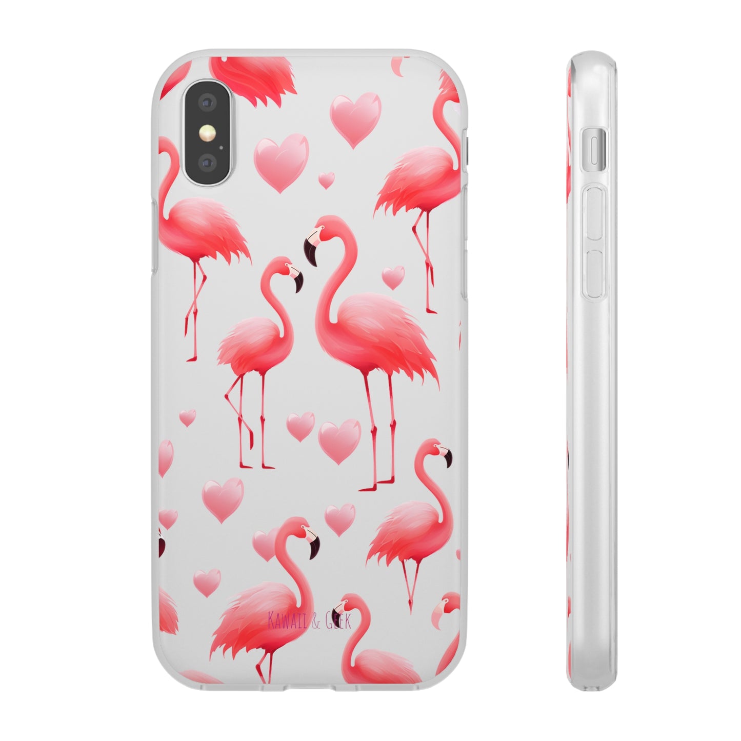 Pink Flamingo Elegance Flexi Phone case