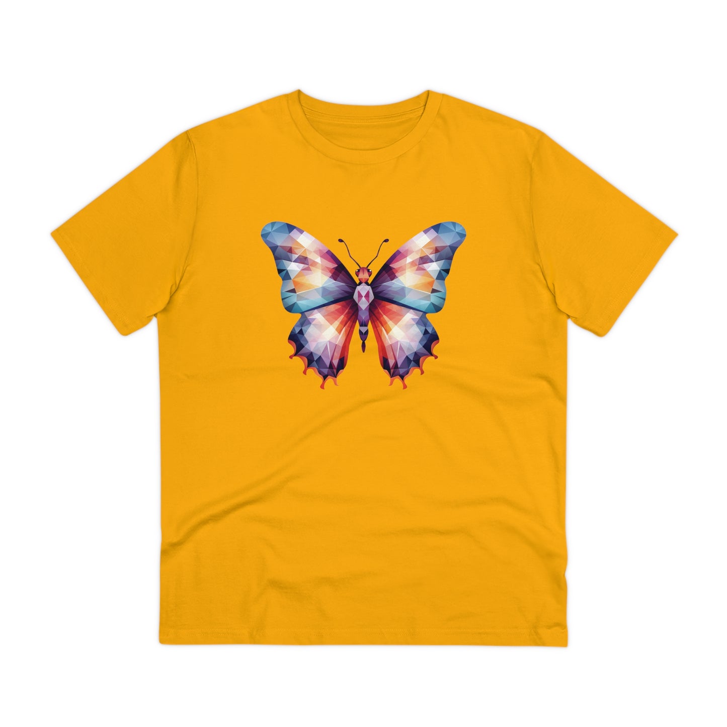 Butterfly Polygonal T-Shirt - Embrace Vibrant Transformation