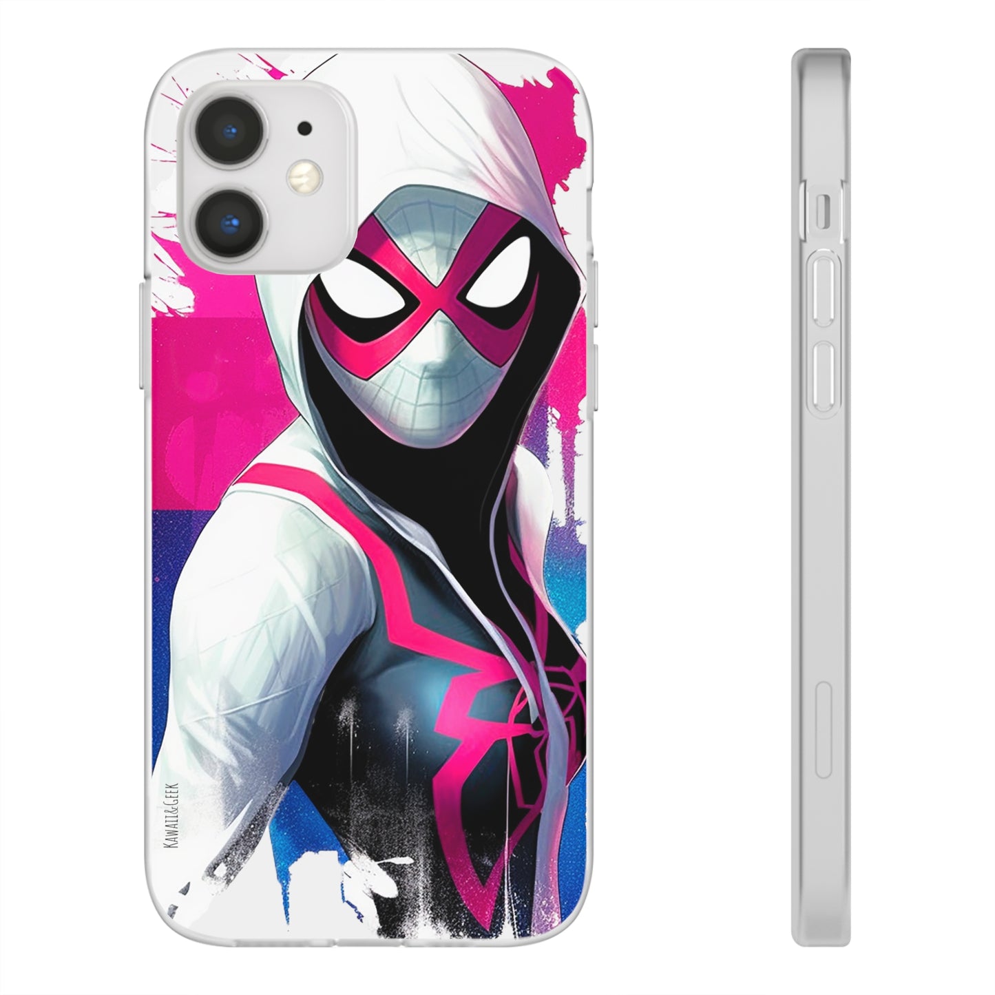 Spider Gwen in Flexi Phone Case - Add Some Colorful and Heroic Style to Your Phone