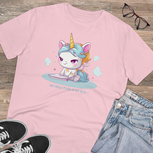 Kawaii and Bad Unicorn T-Shirt - Unleash Your Mischievous Style with Eco-Friendliness