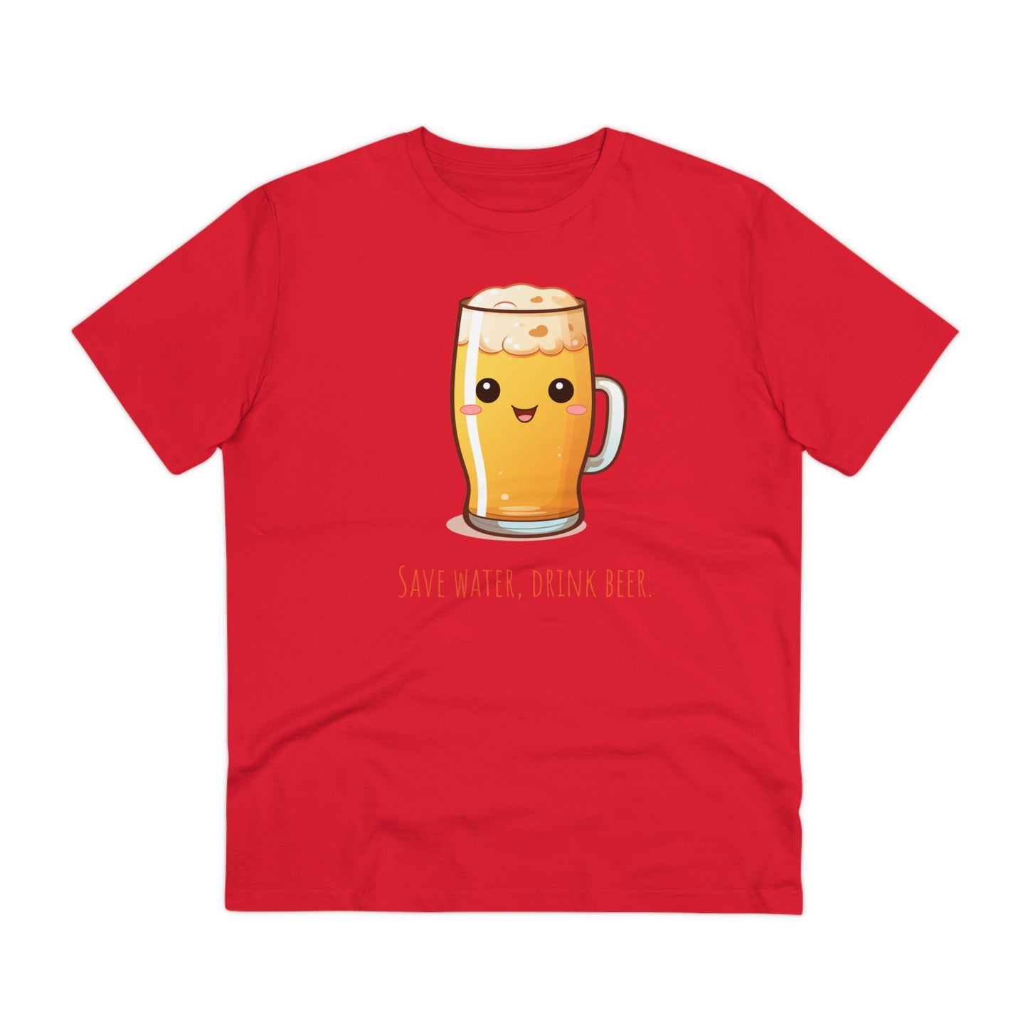 Eco-Friendly Unisex Beer T-Shirt - 'Save Water, Drink Beer'