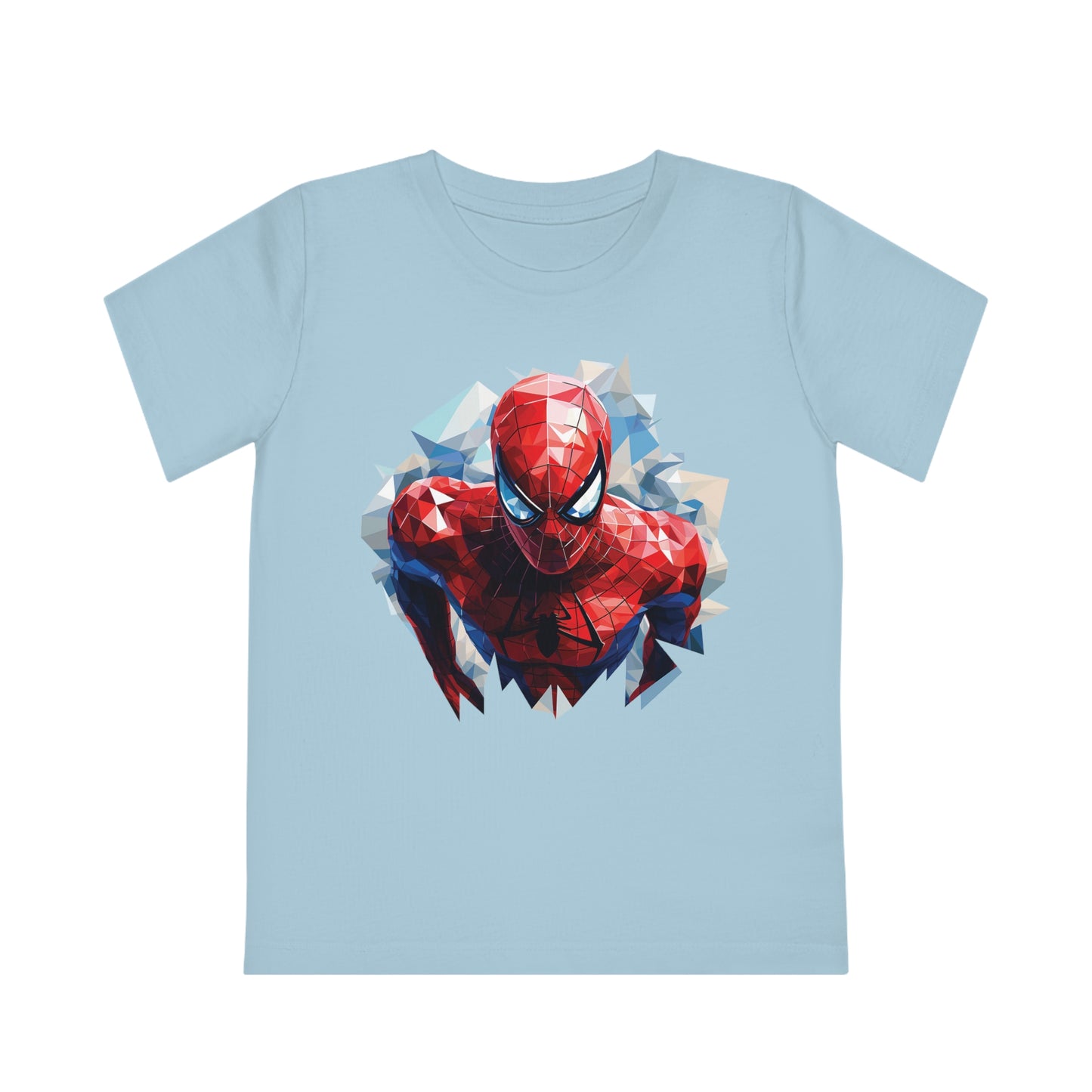 Spider-Man Polygonal Kids T-Shirt - Embrace Web-Slinging Adventure