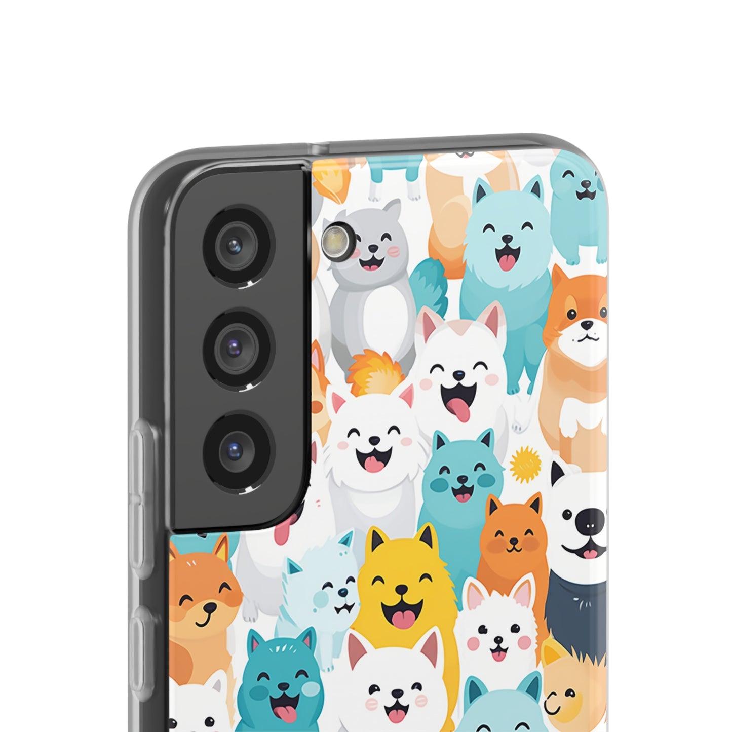 Cute Dogs Band Flexi Phone Case