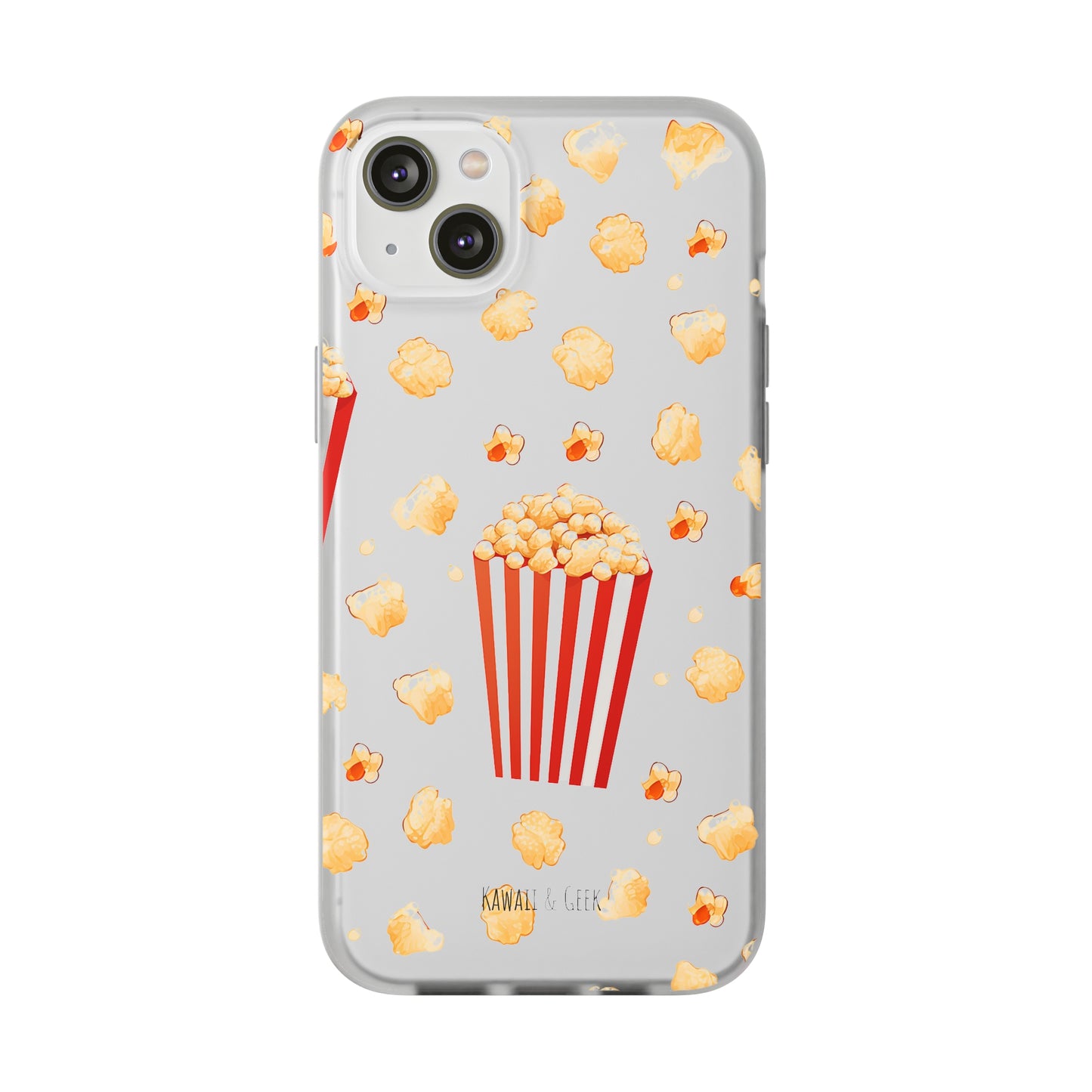 Popcorn Transparent Flexi Phone Case