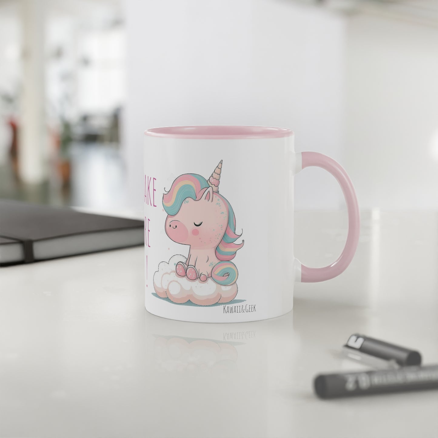 Cute Unicorn Mug - Rise and Shine with Coffee Magic - EU