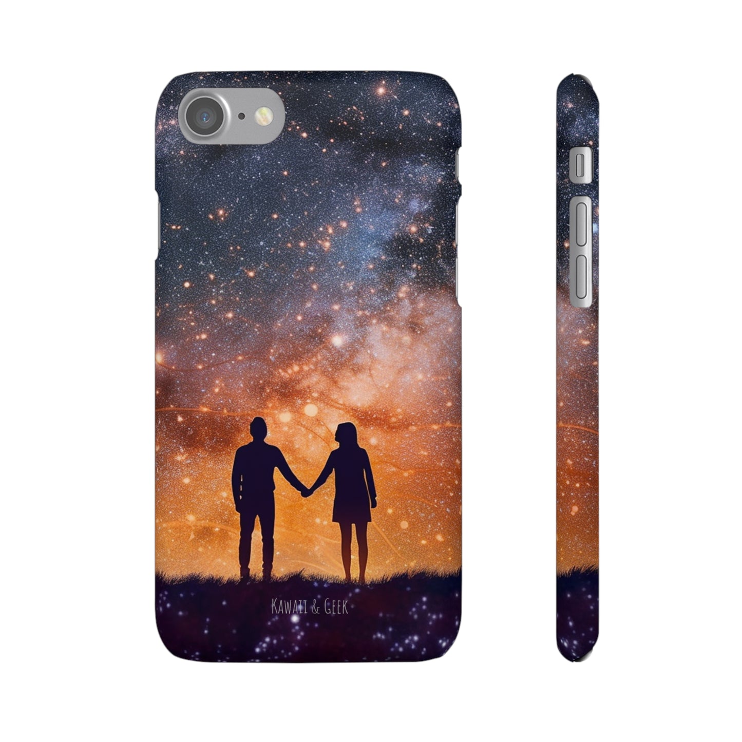 Starry Night Lovers Phone Case - Embrace the Beauty of the Night Sky