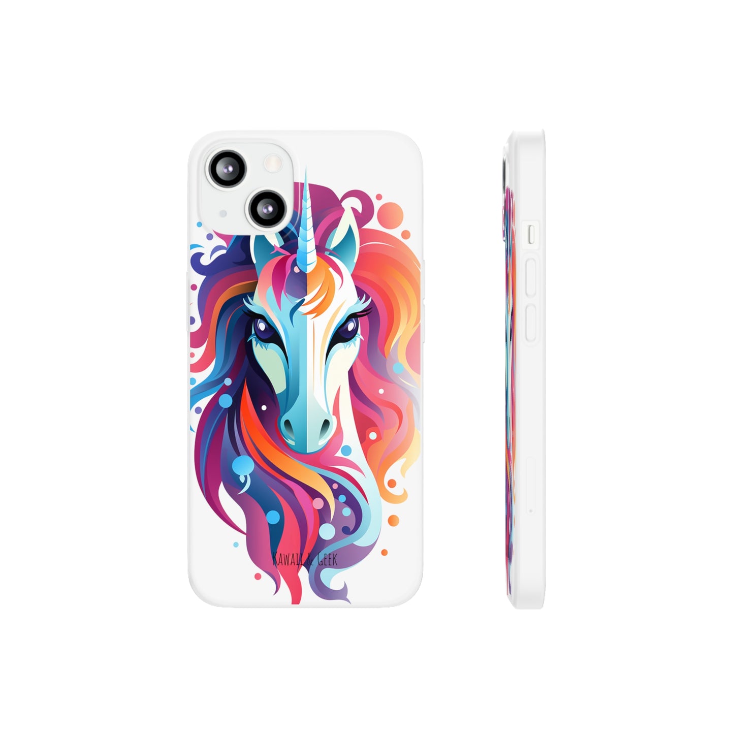 Ink Unicorn Flexi Transparent Phone Case