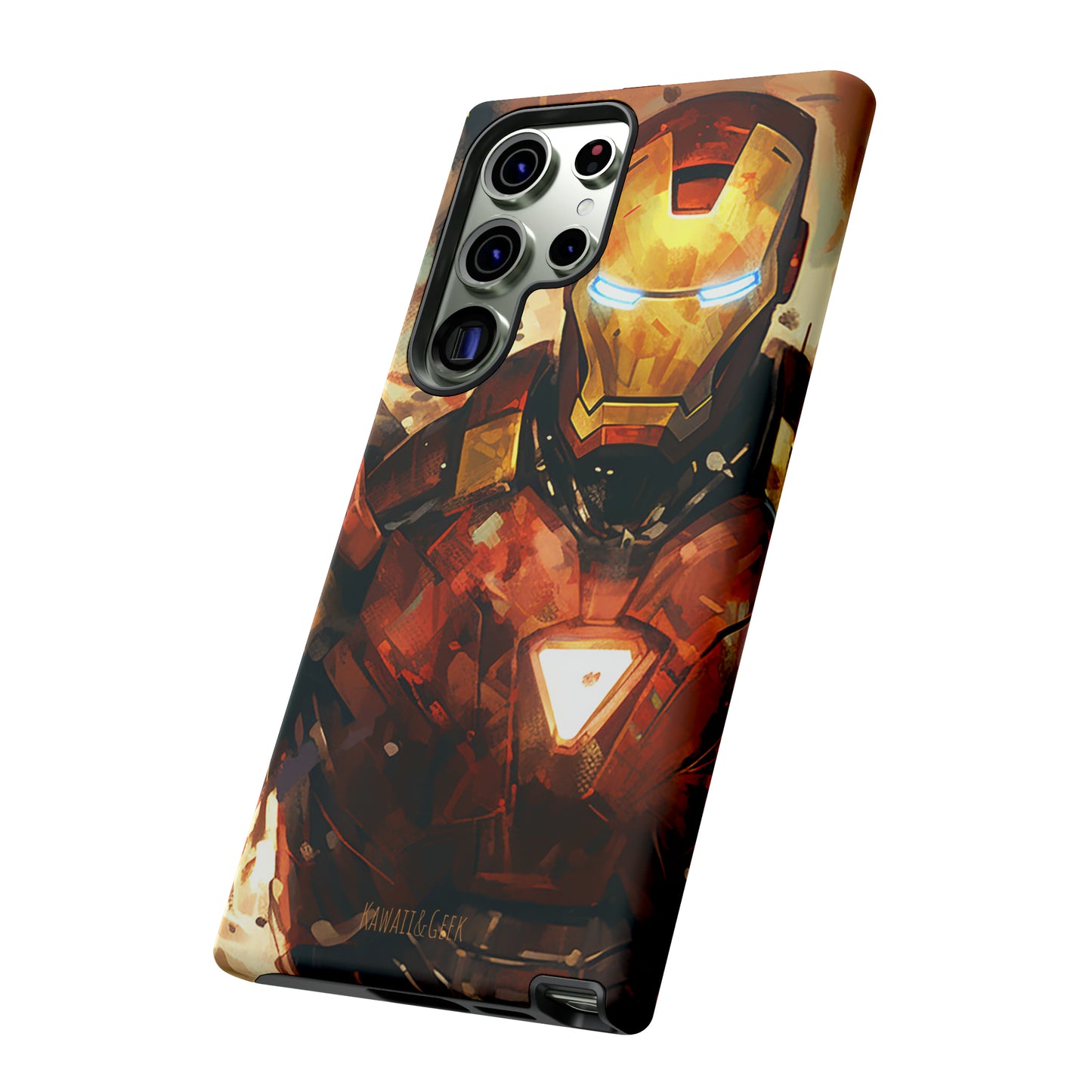 Iron Man Painting Tough Phone Case - Add Some Bold and Unique Style to Your Tech