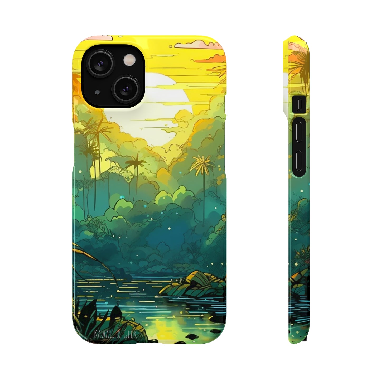 Rainforest at Sunset Phone Case - Capture the Serenity of Nature on Your Device