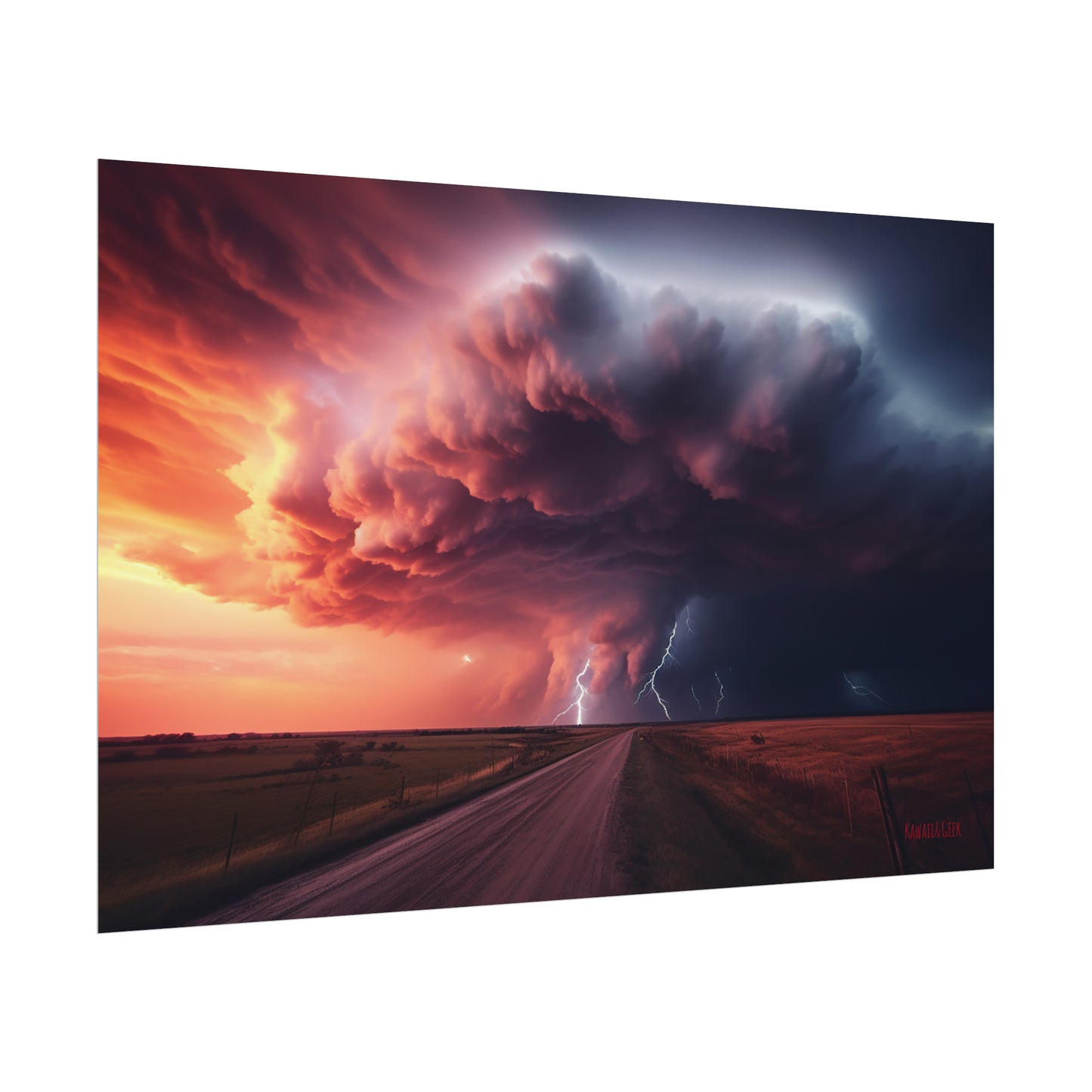 Unleash Nature's Fury: Supercell Storm Poster