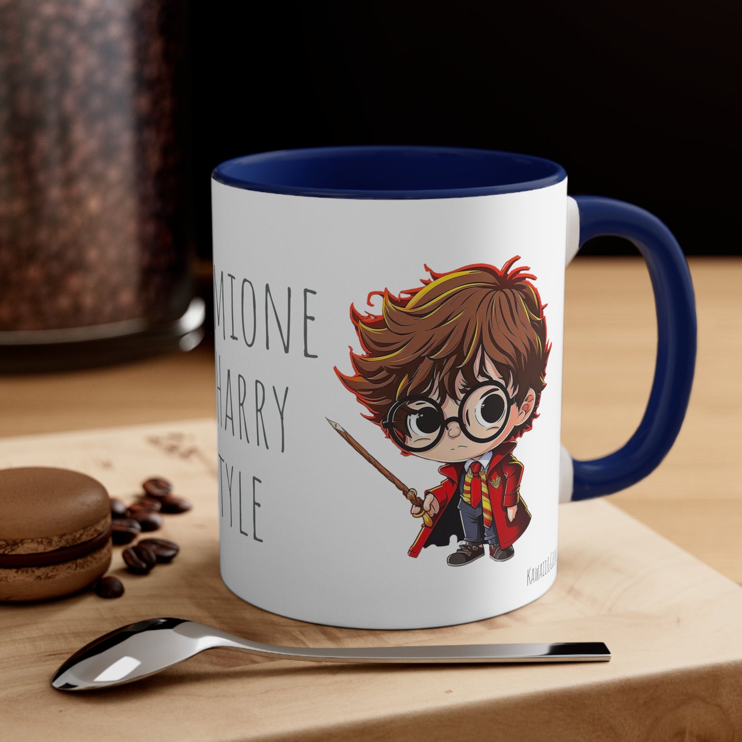 Kawaii Harry Potter & Hermione Bicolor 11oz Mug