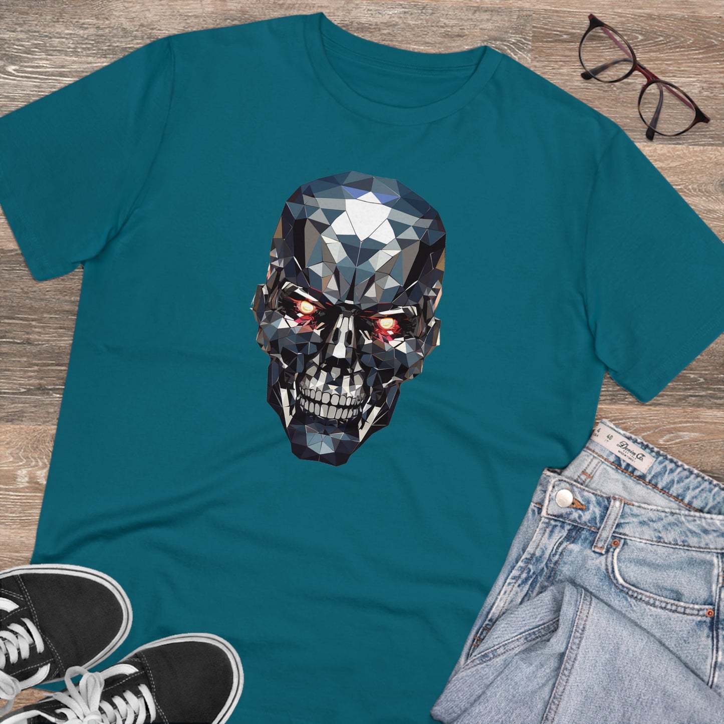 Terminator T-800 Polygonal T-Shirt - Embody Cybernetic Cool