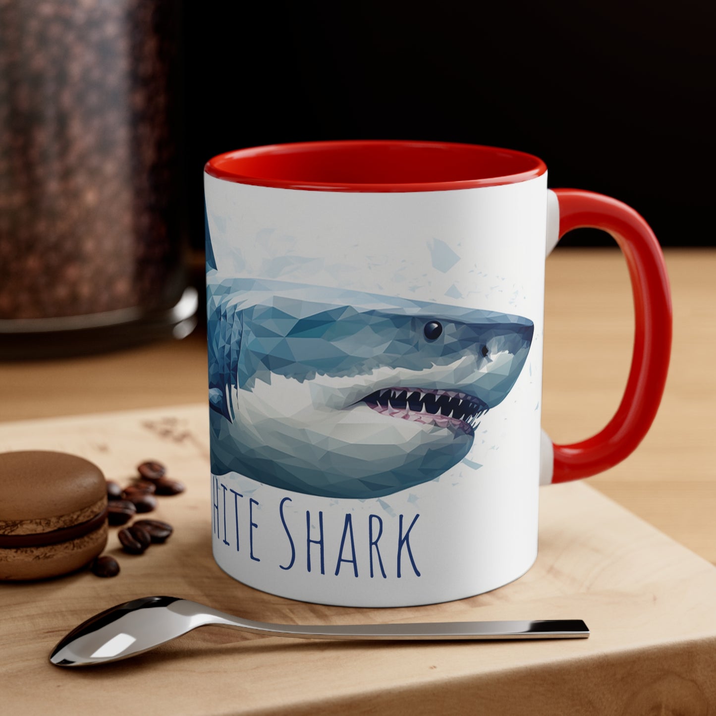 Mighty Great White Shark Coffee or Tea Mug: Dive into a Sea of Refreshment