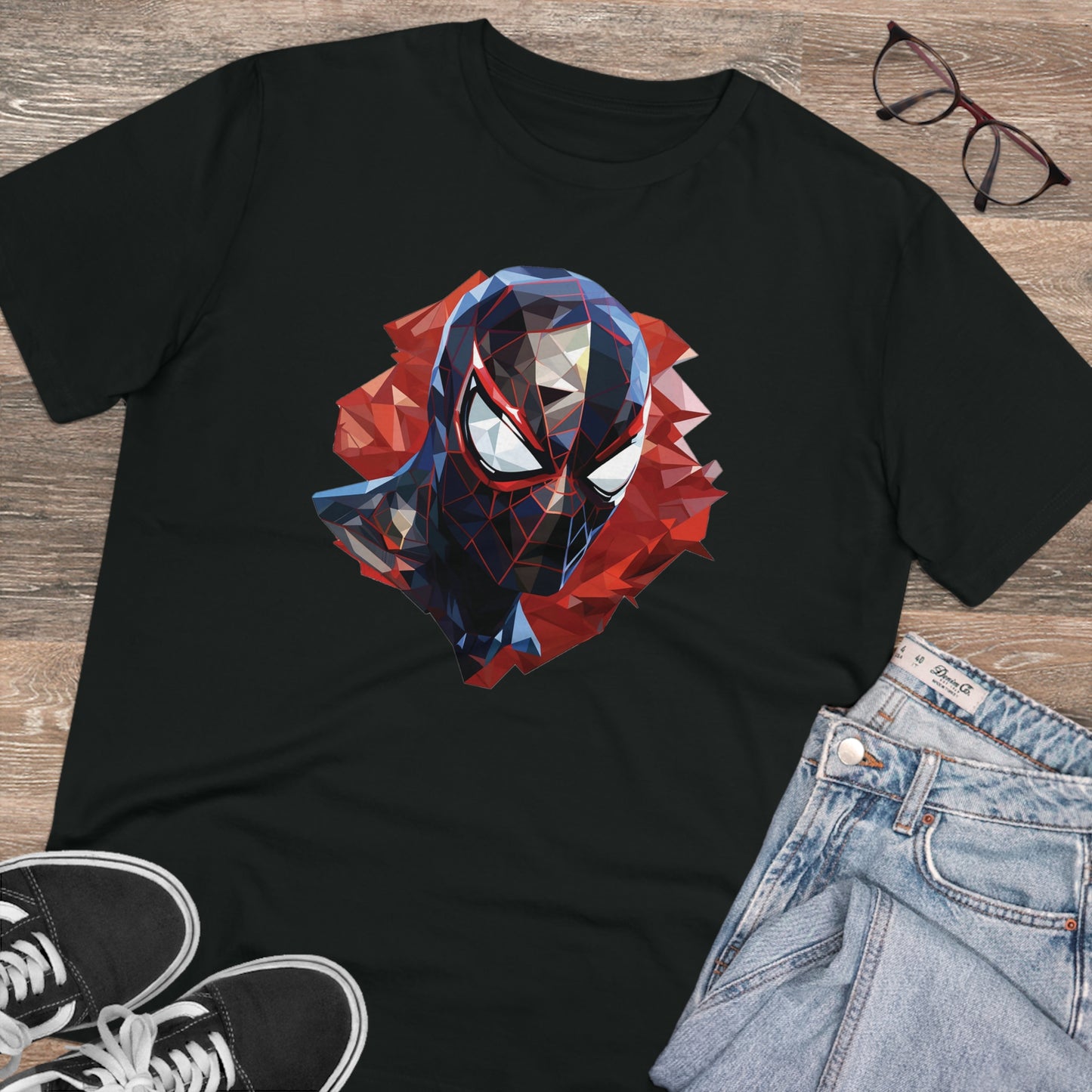 Miles Morales Polygonal T-Shirt - Embrace the Ultimate Style