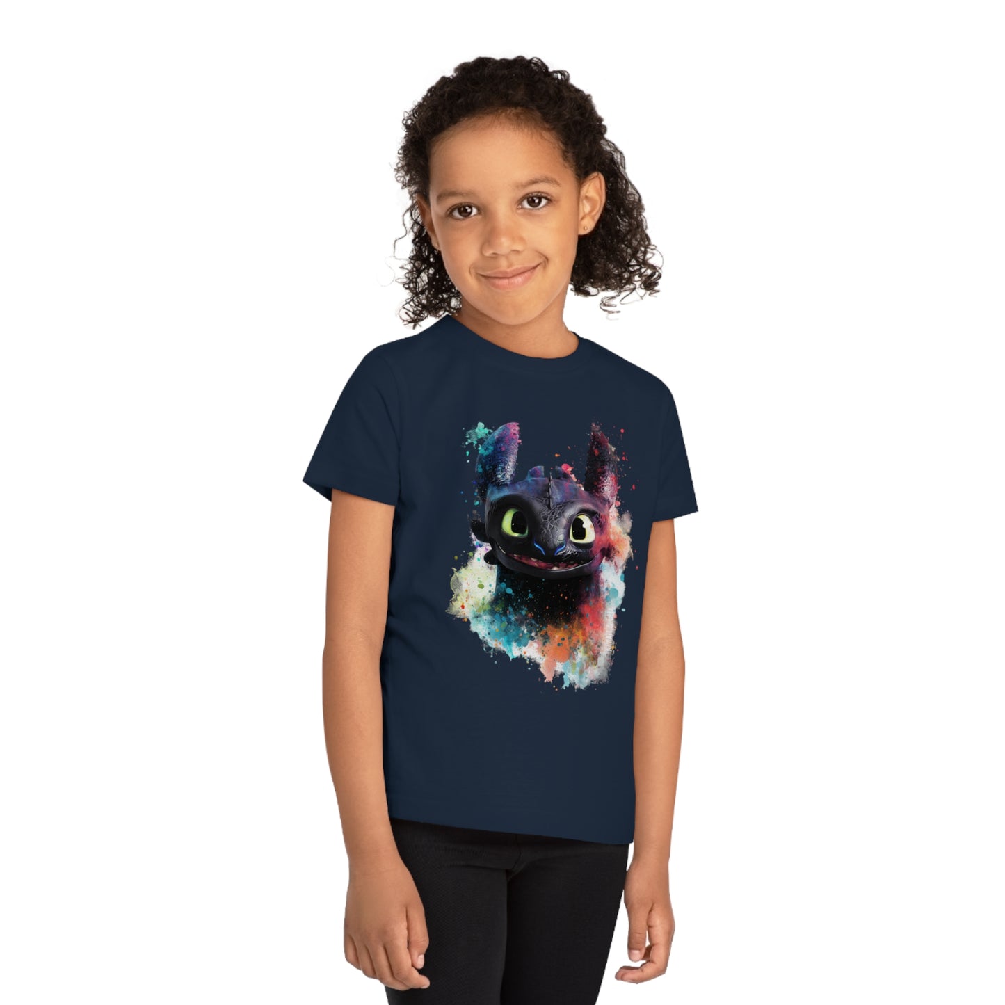Toothless / Krokmou Kids Eco-Friendly T-Shirt - Unleash Imagination with Dragon Magic