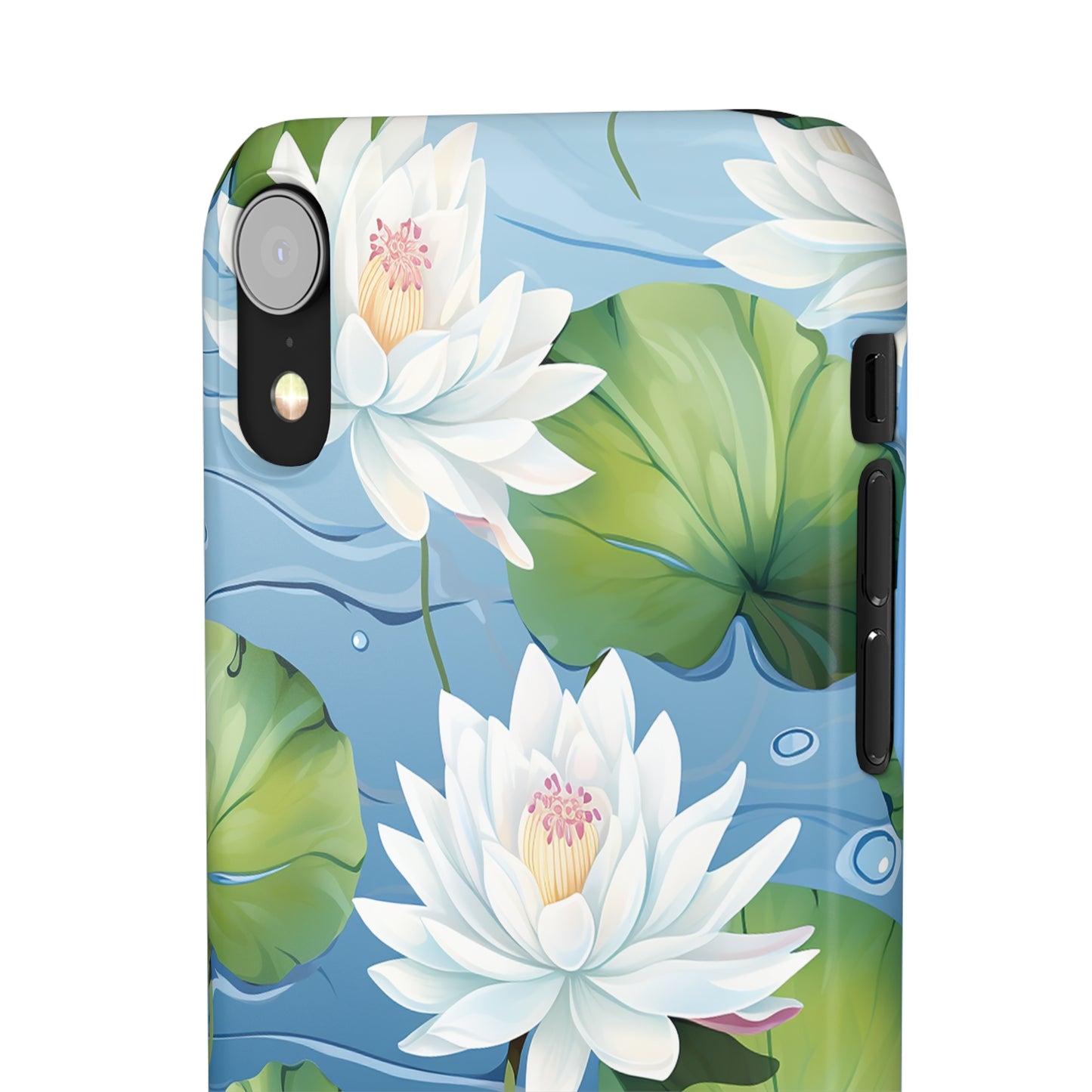 Elegant Water Lilies: Premium Phone Case