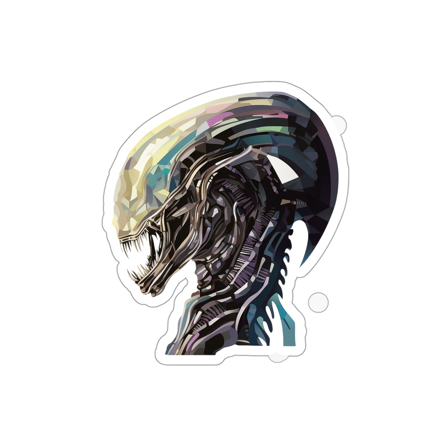 Alien Xenomorph Sticker - Unleash Extraterrestrial Menace