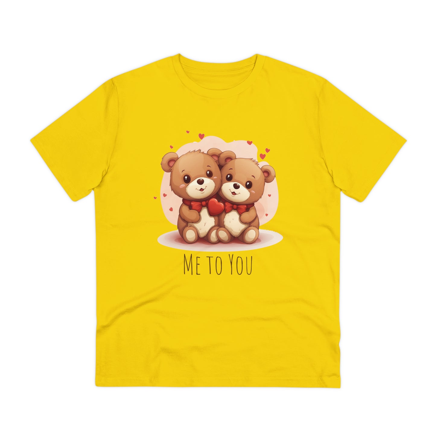 Me to You Teddy Bear Couple Tee - Eco-Friendly Love Shirt - Valentine's Day Special