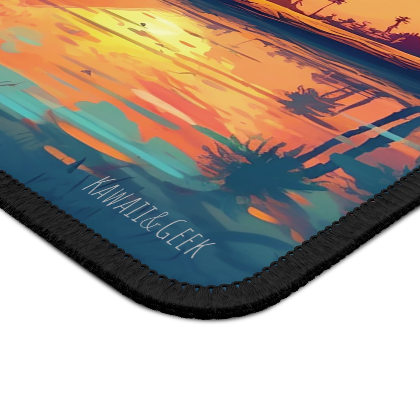 Egypt Gaming Mouse Pad : Journey to Ancient Egypt with Pyramids and Nile River