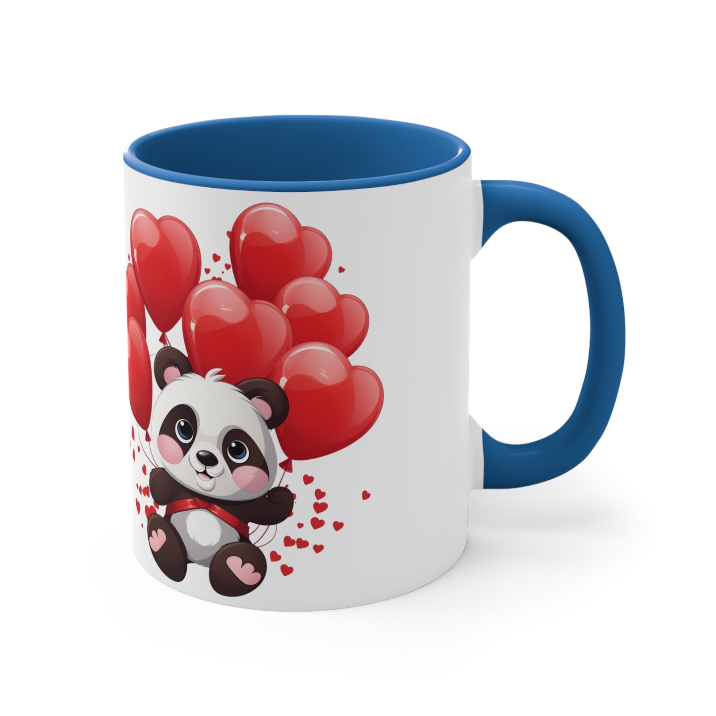 Express Panda Love Coffee Mug - 11oz Bicolor Valentine Special