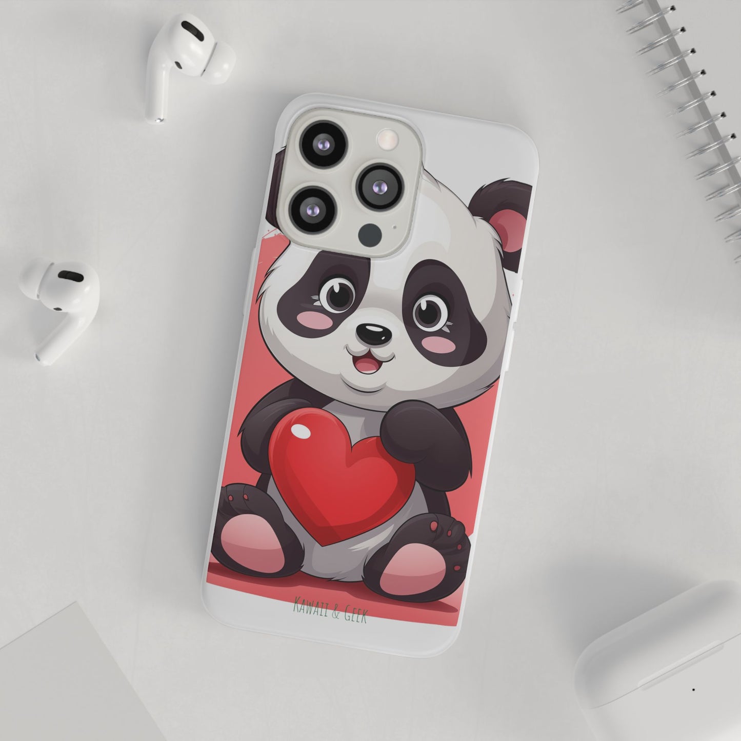 Heart Panda Flexi Case