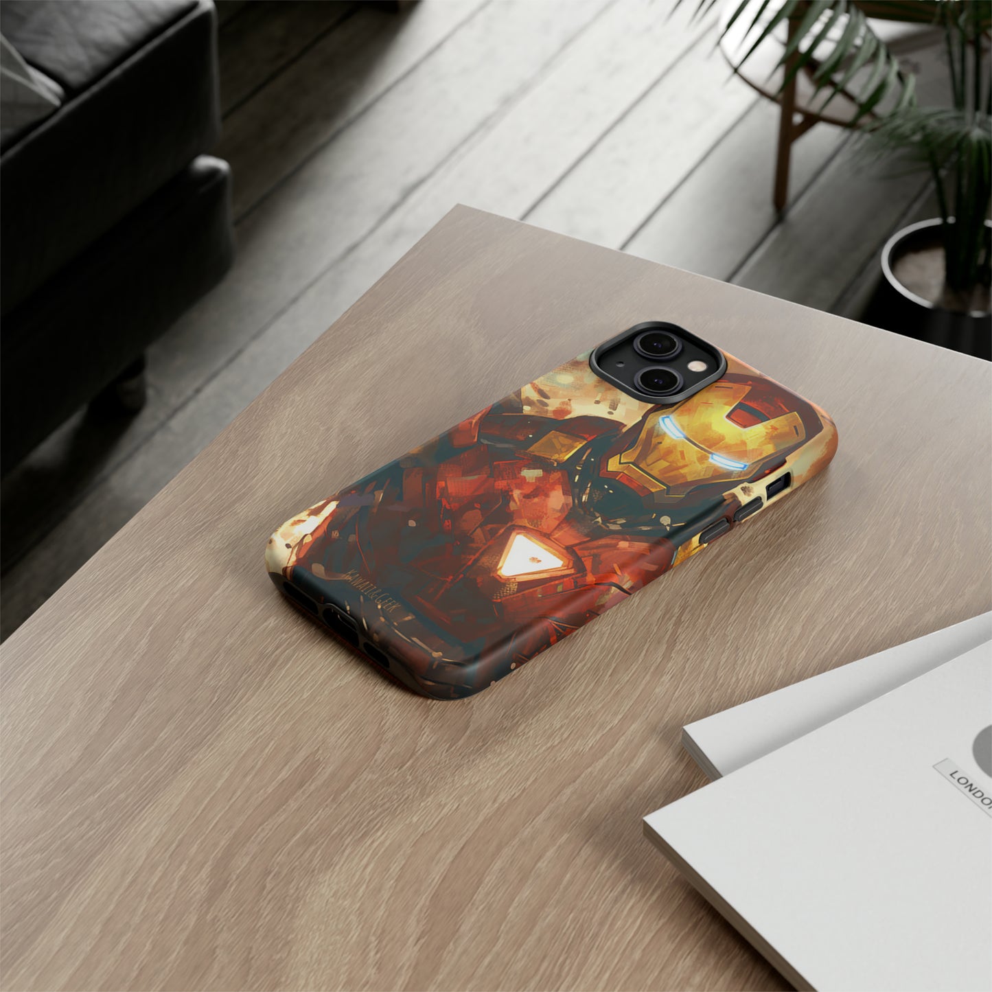 Iron Man Painting Tough Phone Case - Add Some Bold and Unique Style to Your Tech