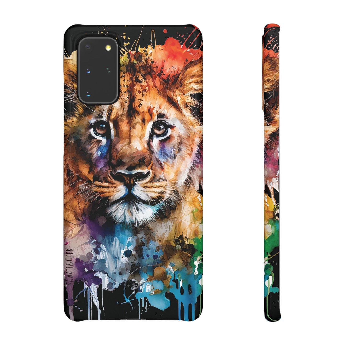 Phone Case Watercolor Lion Cub