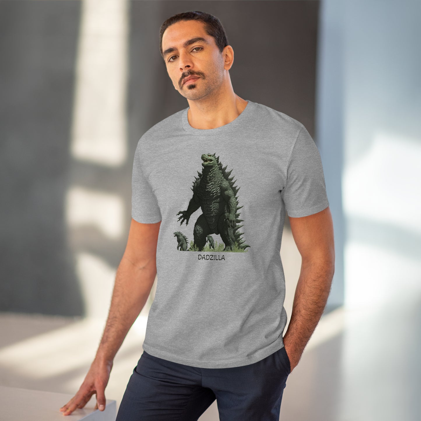 Dadzilla - Unisex Eco-Friendly T-Shirt - Celebrate Father's Day with a Legendary Monster