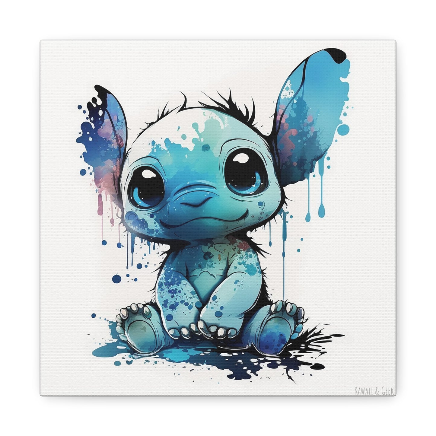 Cute Baby Stitch Canva - Add Whimsical Charm to Your Wall Decor