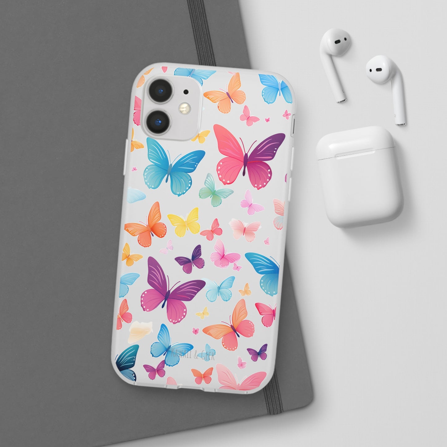 Charming Butterflies Flexi Transparent Phone Case