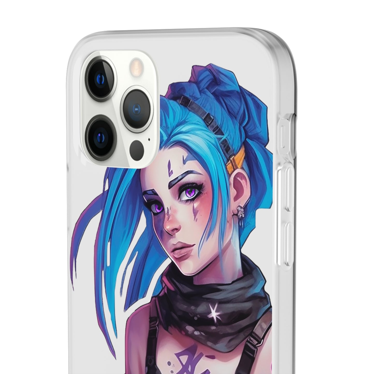 Jinx for Arcane / League of Legends Flexi Phone Case - Add Some Colorful and Gaming Style to Your Phone