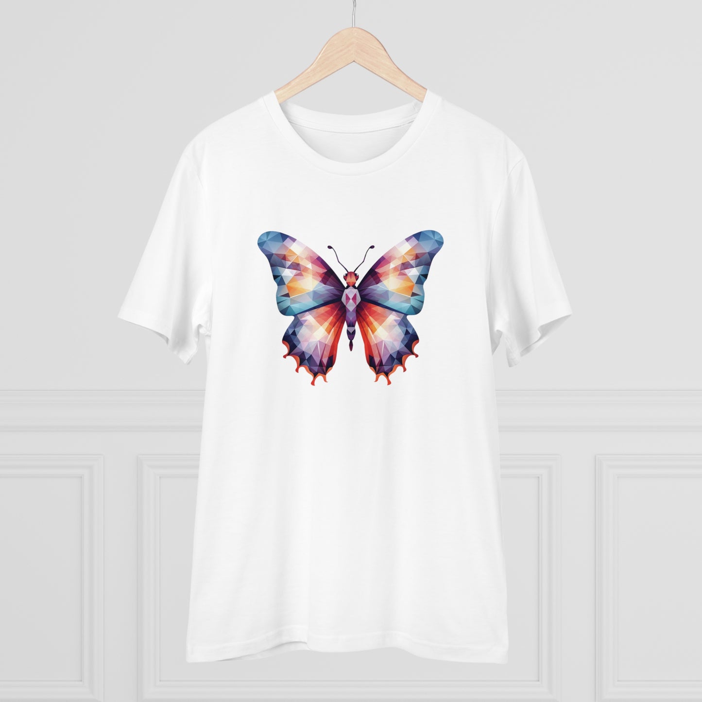 Butterfly Polygonal T-Shirt - Embrace Vibrant Transformation