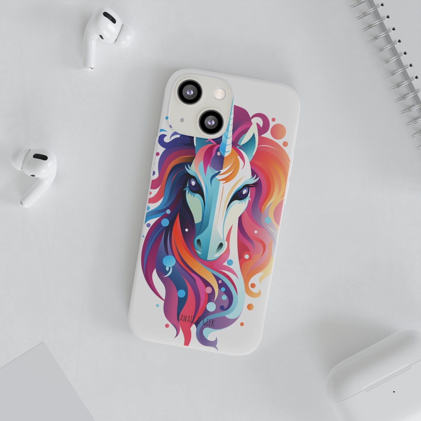 Ink Unicorn Flexi Transparent Phone Case