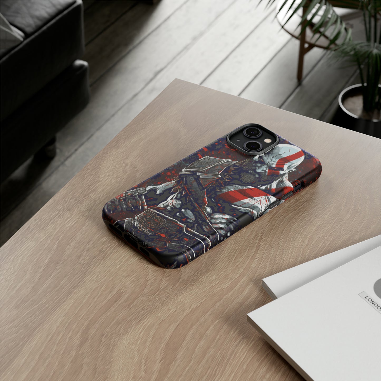 Kratos Tough Phone Case - Unleash the Power of the God of War in Style